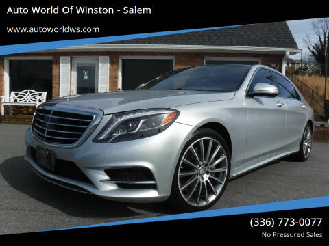 2014 Mercedes-Benz S-Class for sale at Auto World Of Winston - Salem in Winston Salem NC