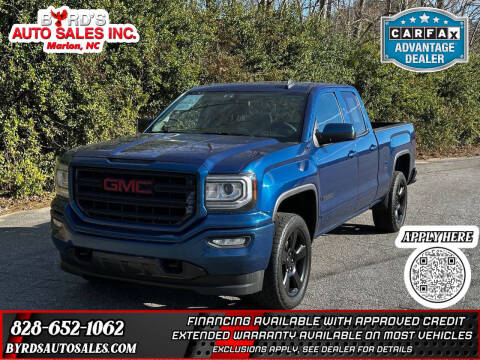 2017 GMC Sierra 1500 for sale at Byrds Auto Sales in Marion NC