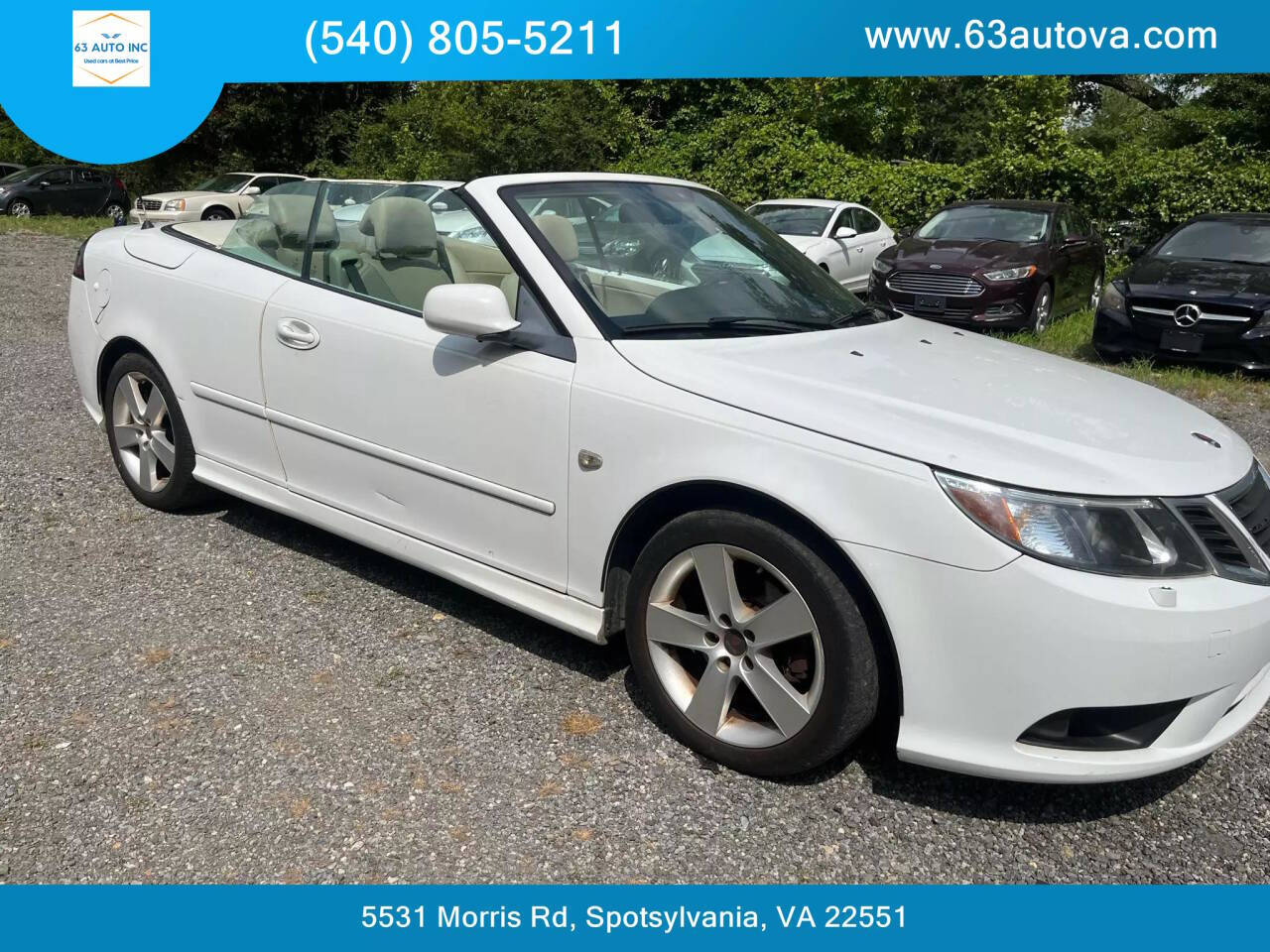 2011 Saab 9-3 for sale at 63 Auto Inc in Spotsylvania, VA