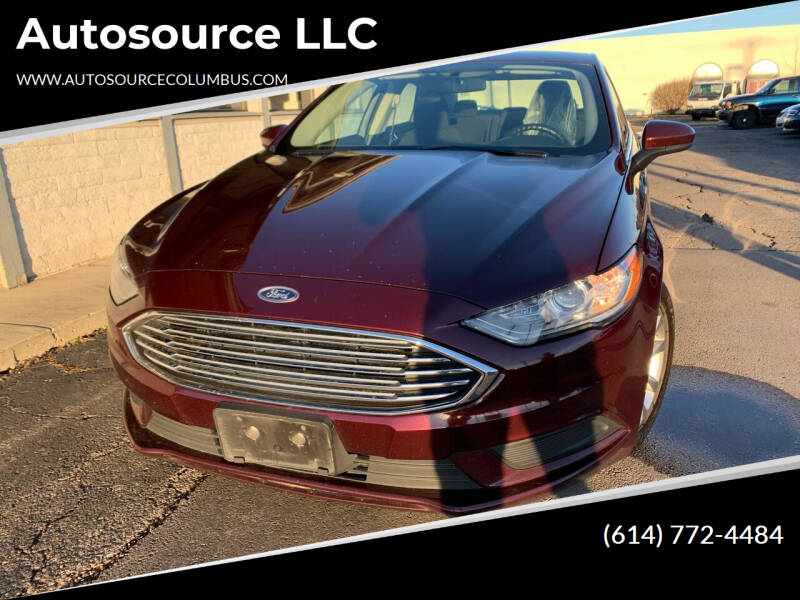 2017 Ford Fusion for sale at Autosource LLC in Columbus OH