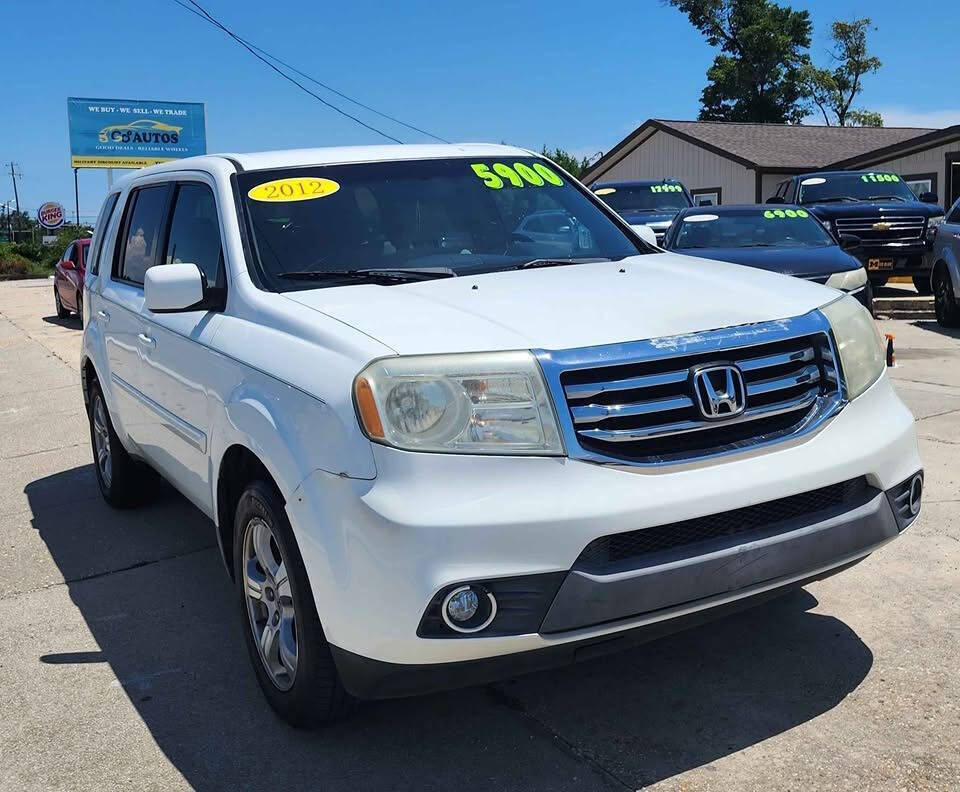 White 2012 Honda Pilot EX EX 4dr SUV 1