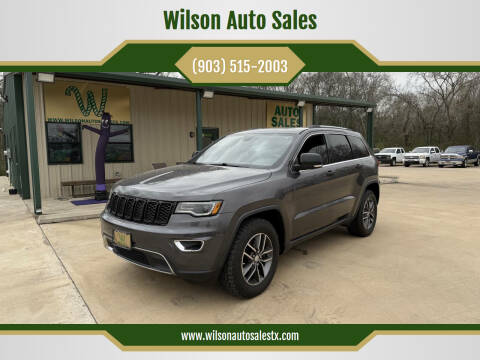 2018 Jeep Grand Cherokee for sale at Wilson Auto Sales in Chandler TX