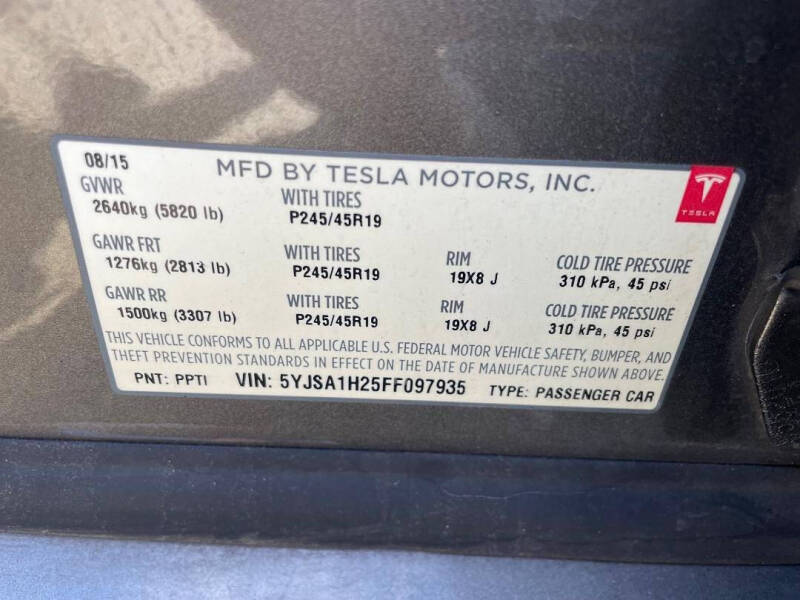 2015 Tesla Model S P85D