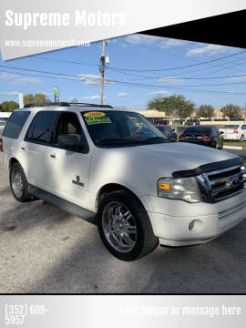 2008 Ford Expedition for sale at Supreme Motors in Leesburg FL