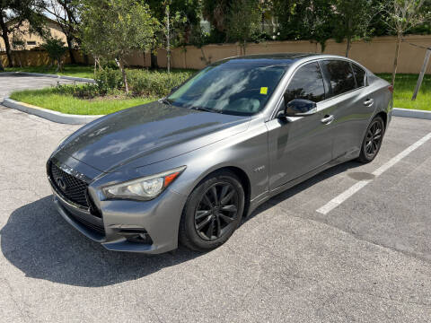 2015 Infiniti Q50 Hybrid for sale at Eden Cars Inc in Hollywood FL