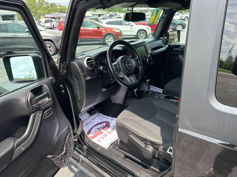 2016 Jeep Wrangler Black Bear