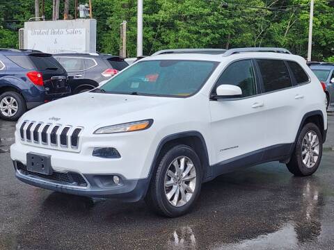 2015 Jeep Cherokee for sale at United Auto Sales & Service Inc in Leominster MA