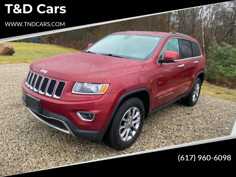 2015 Jeep Grand Cherokee for sale at T&D Cars in Holbrook MA