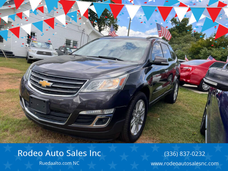 2014 Chevrolet Traverse for sale at Rodeo Auto Sales Inc in Winston Salem NC