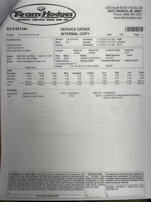 2022 Jeep Grand Cherokee L Limited