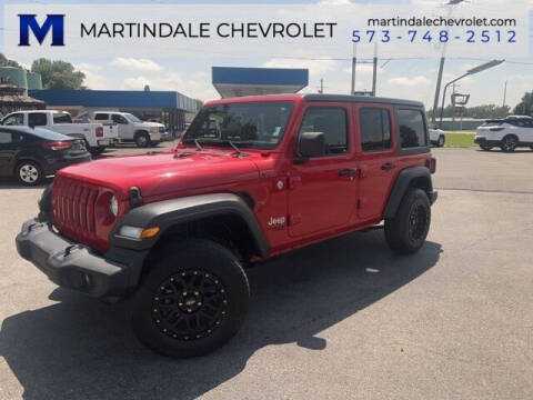 2020 Jeep Wrangler Unlimited for sale at MARTINDALE CHEVROLET in New Madrid MO
