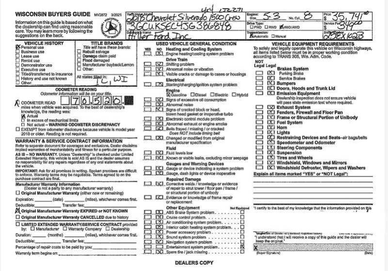 2018 Chevrolet Silverado 1500