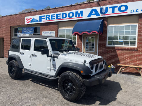 2017 Jeep Wrangler Unlimited for sale at FREEDOM AUTO LLC in Wilkesboro NC