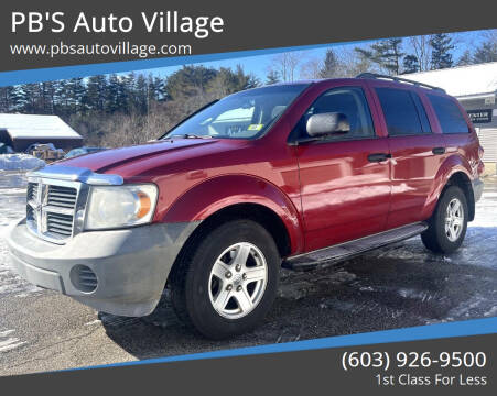2007 Dodge Durango for sale at PB'S Auto Village in Hampton Falls NH