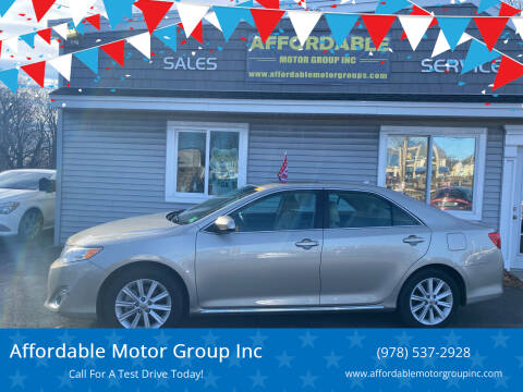 2013 Toyota Camry for sale at Affordable Motor Group Inc in Worcester MA