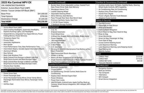 2025 Kia Carnival EX