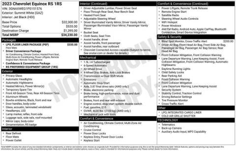2023 Chevrolet Equinox RS