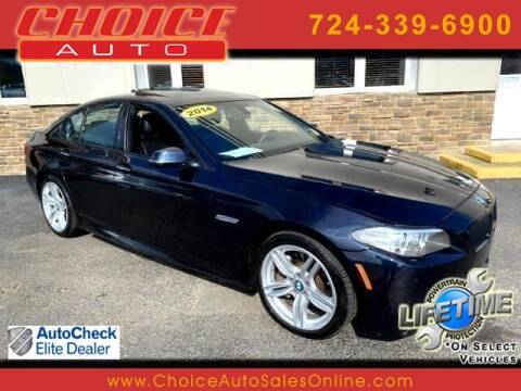 2014 BMW 5 Series for sale at CHOICE AUTO SALES in Murrysville PA