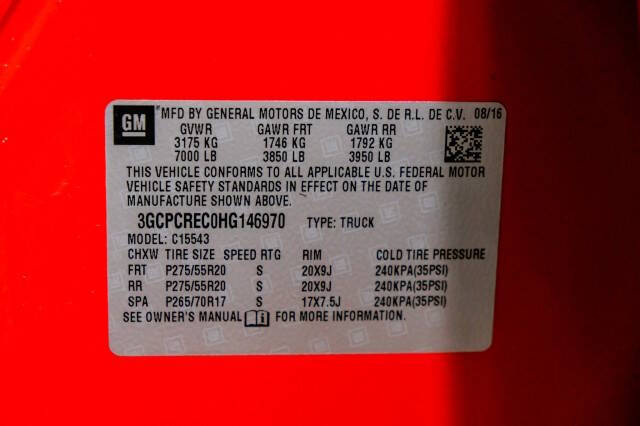 2017 Chevrolet Silverado 1500