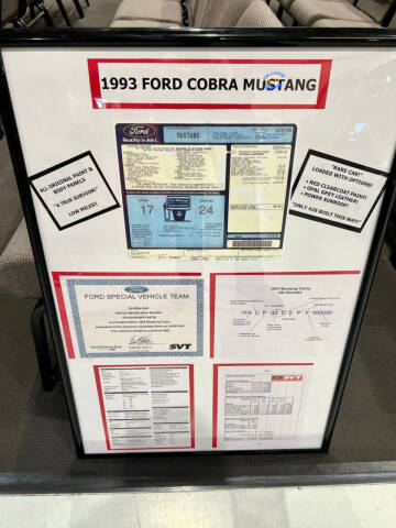 1993 Ford Mustang SVT Cobra