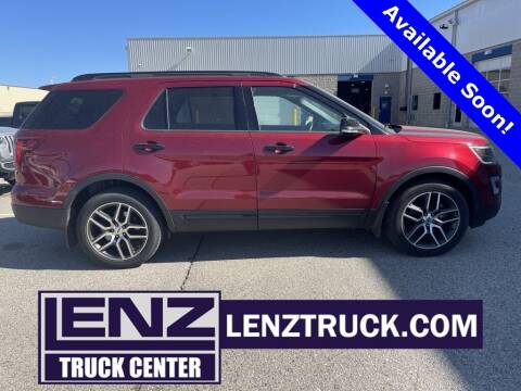 2017 Ford Explorer for sale at LENZ TRUCK CENTER in Fond Du Lac WI