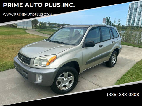 2003 Toyota RAV4 for sale at PRIME AUTO PLUS INC. in Daytona Beach FL