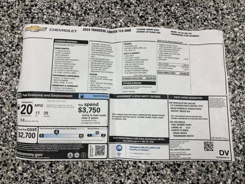 2024 Chevrolet Traverse Limited LS