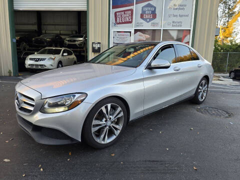 2015 Mercedes-Benz C-Class for sale at AUTOBOTS FLORIDA in Pompano Beach FL