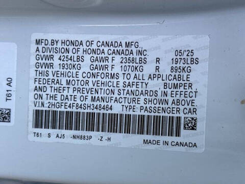 2025 Honda Civic Hybrid Sport Touring