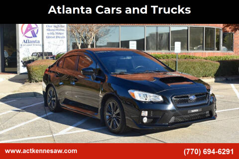 2015 Subaru WRX for sale at Atlanta Cars and Trucks in Kennesaw GA