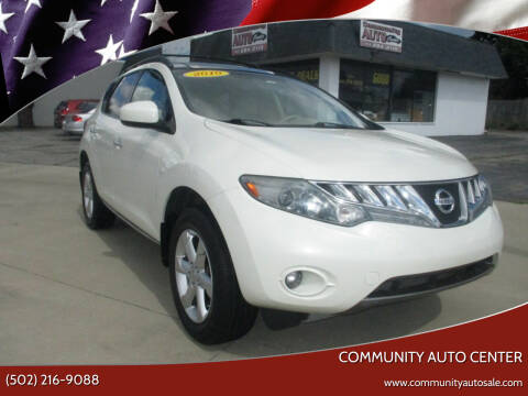 2010 Nissan Murano for sale at Community Auto Center in Jeffersonville IN