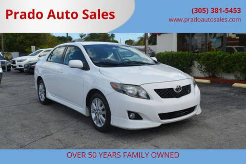 2010 Toyota Corolla for sale at Prado Auto Sales in Miami FL