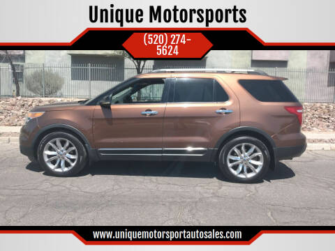 2011 Ford Explorer for sale at Unique Motorsports in Tucson AZ