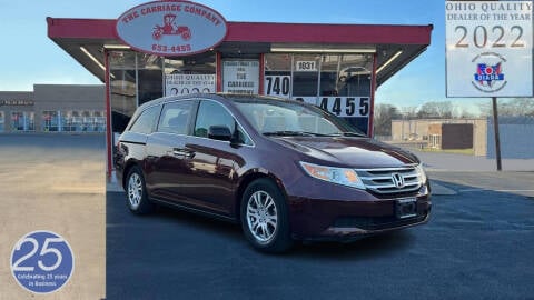 2012 Honda Odyssey for sale at The Carriage Company in Lancaster OH