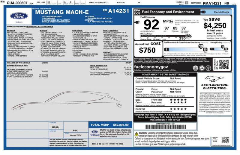 2023 Ford Mustang Mach-E Premium