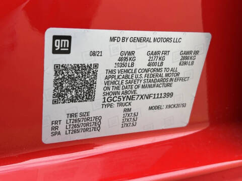 2022 Chevrolet Silverado 2500HD