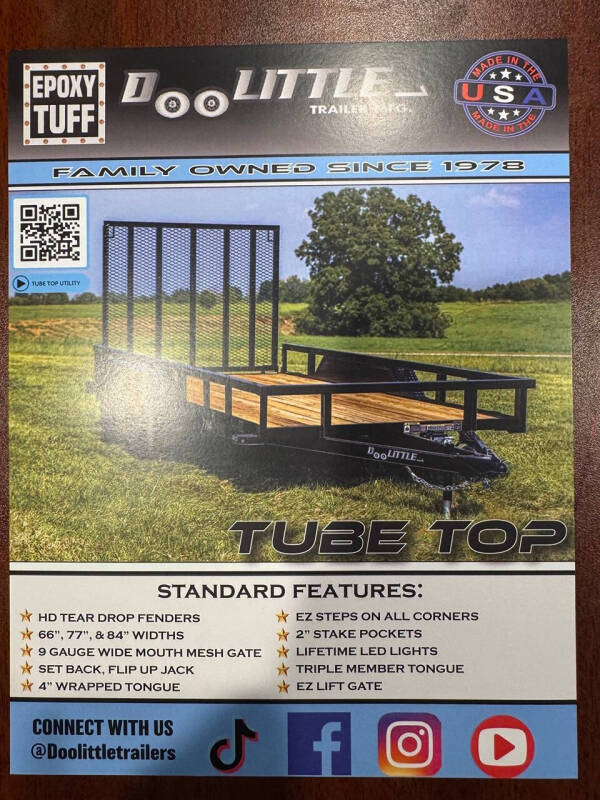 2025 Doolittle Tube Top 77x12