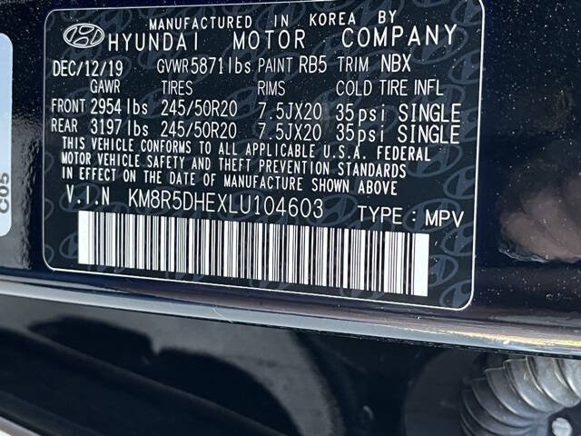 2020 Hyundai Palisade Limited