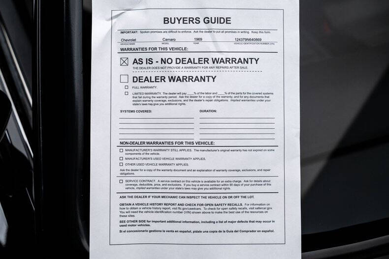 1969 Chevrolet Camaro