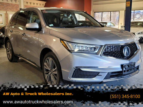 2018 Acura MDX for sale at AW Auto & Truck Wholesalers  Inc. in Hasbrouck Heights NJ