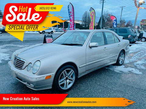 2001 Mercedes-Benz E-Class for sale at New Creation Auto Sales in Everett WA