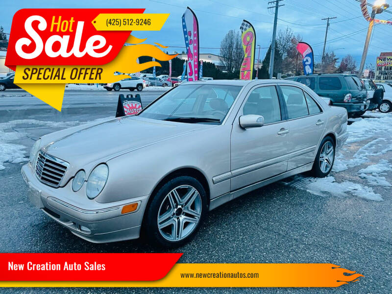 2001 Mercedes-Benz E-Class for sale at New Creation Auto Sales in Everett WA