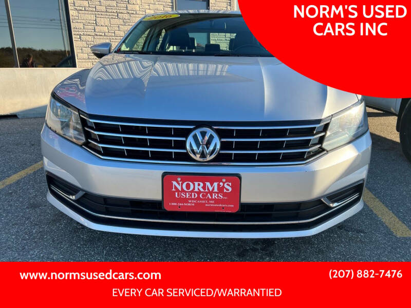 2016 Volkswagen Passat for sale at NORM'S USED CARS INC in Wiscasset ME