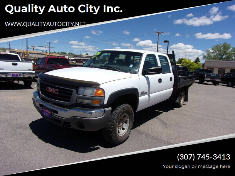 2005 GMC Sierra 3500 for sale at Quality Auto City Inc. in Laramie WY