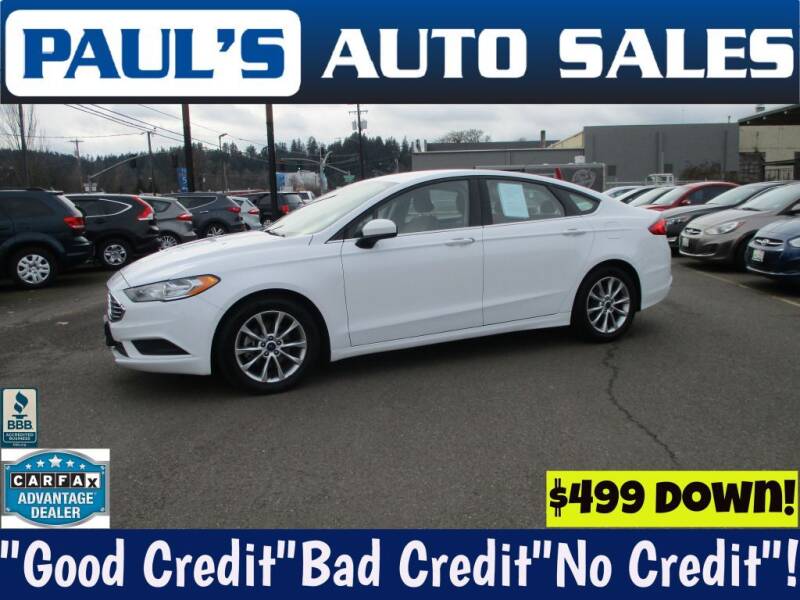 2017 Ford Fusion for sale at Paul's Auto Sales in Eugene OR