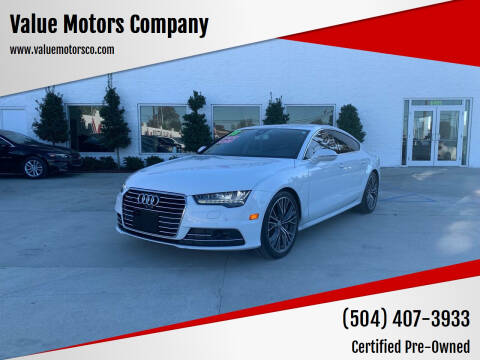 2018 Audi A7 for sale at Value Motors Company in Marrero LA