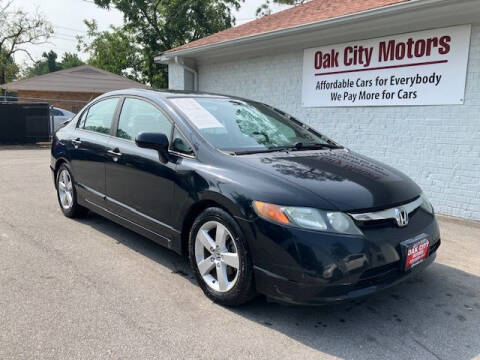 2008 Honda Civic for sale at Oak City Motors in Garner NC