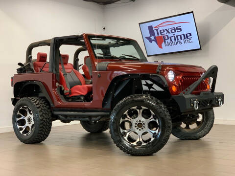 2007 Jeep Wrangler for sale at Texas Prime Motors in Houston TX