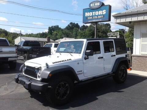 2017 Jeep Wrangler Unlimited for sale at Route 106 Motors in East Bridgewater MA
