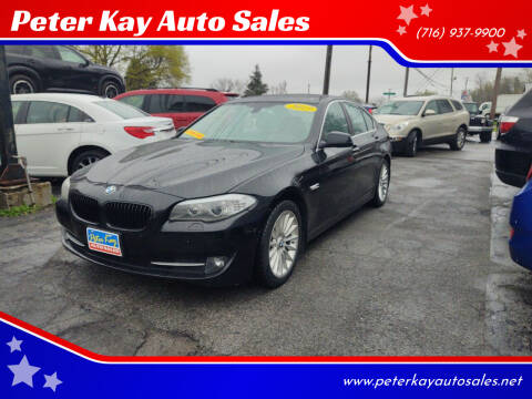 2013 BMW 5 Series for sale at Peter Kay Auto Sales in Alden NY